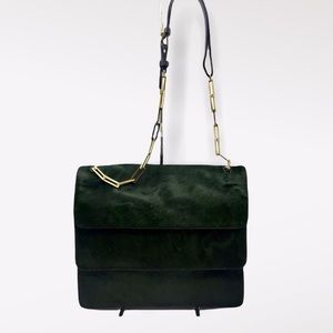 Stuart Weitzman Layered Pony Hair Shoulder Bag